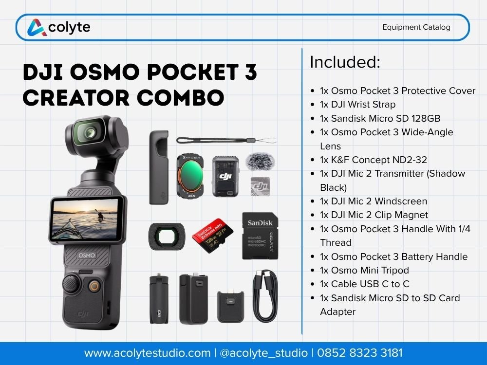 DJI Osmo Pocket 3 Creator Combo