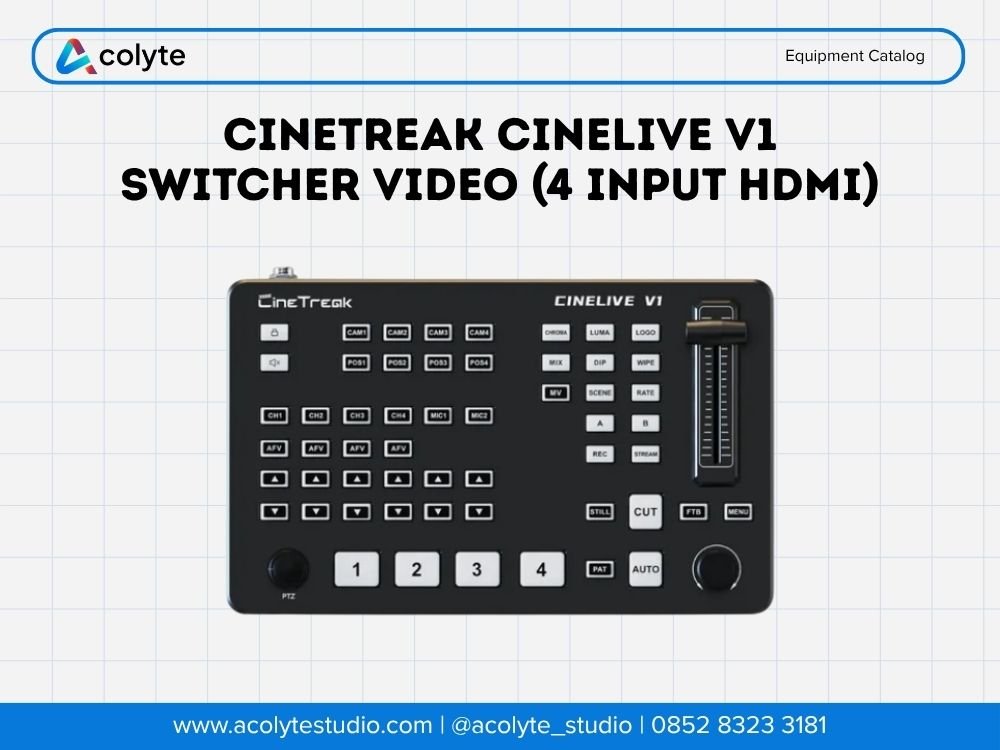 Cinetreak Cinelive V1 Video Switcher (4 Input HDMI)