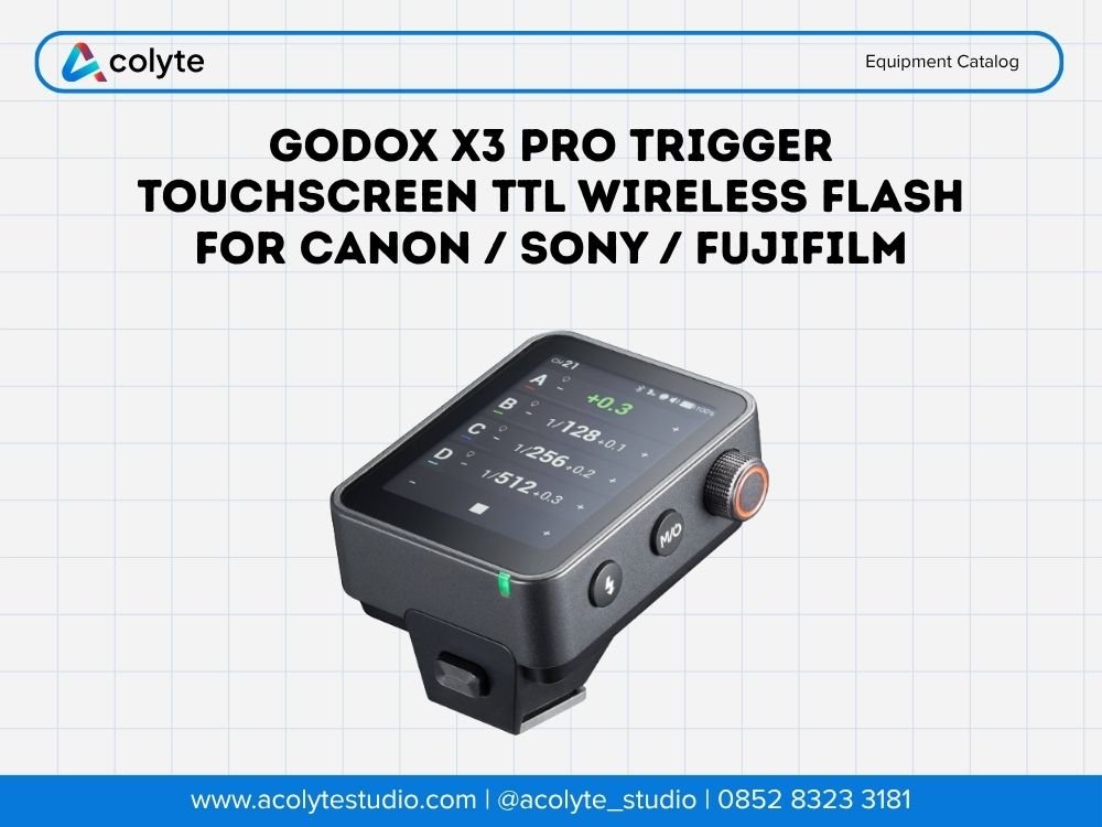 Godox X3 Pro Trigger Touchscreen TTL Wireless (Canon/Sony/Fujifilm)