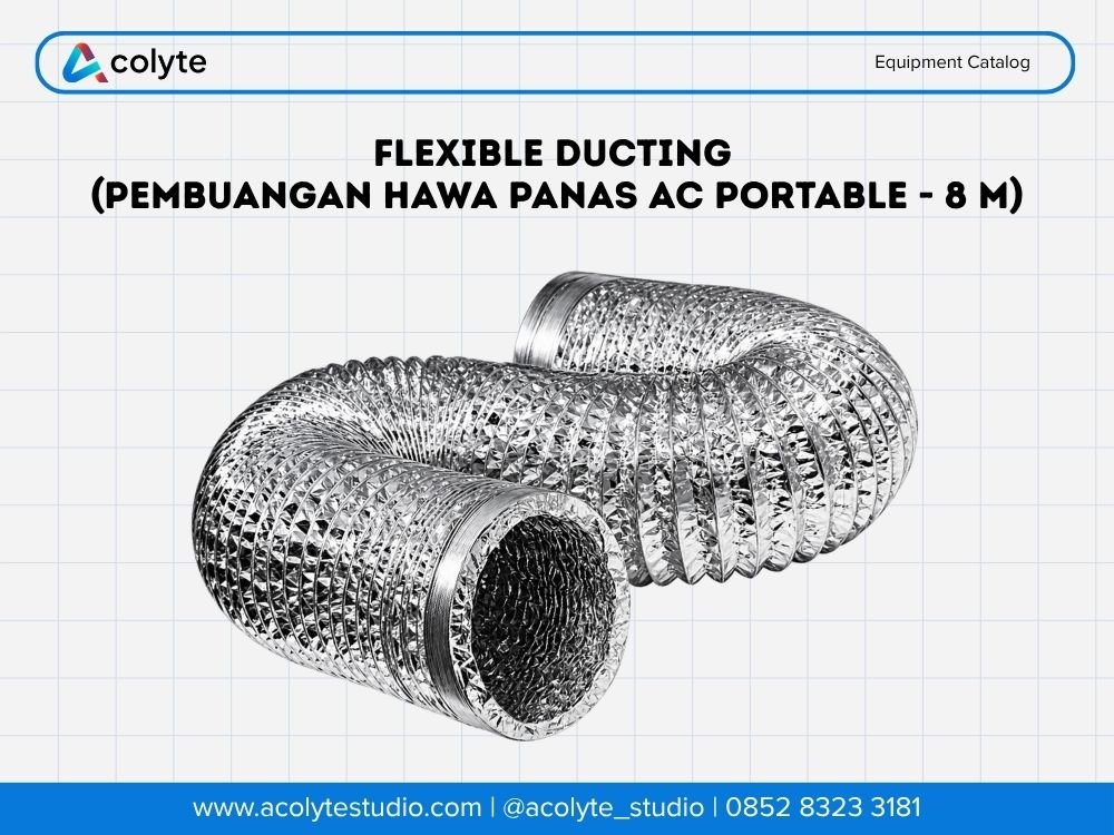 Flexible Ducting untuk AC Portable (8 M)